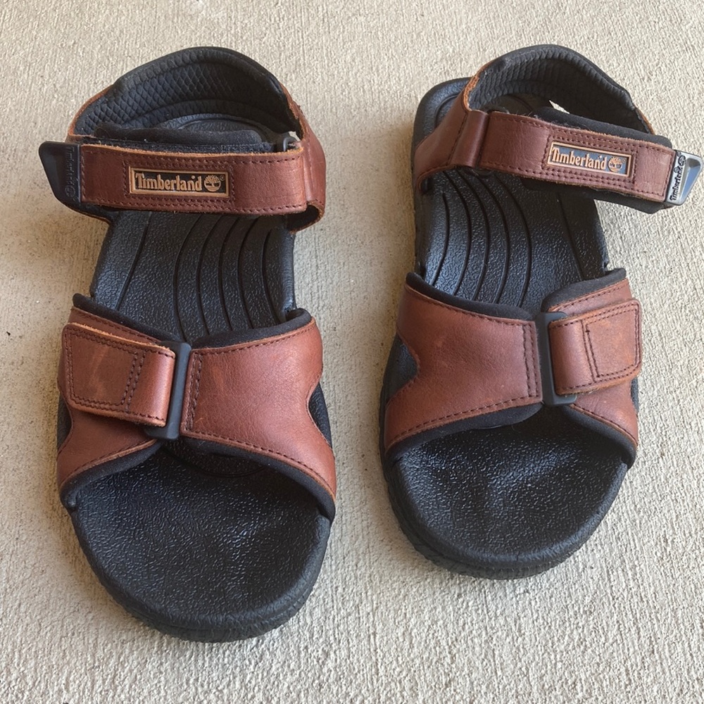 Timberlands men size 8 Leather Sandals